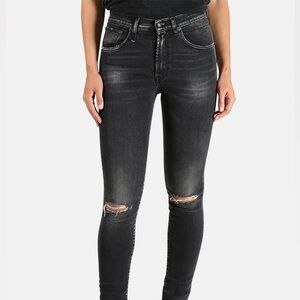 R13 High Rise Skinny Jean Aiden Size 26